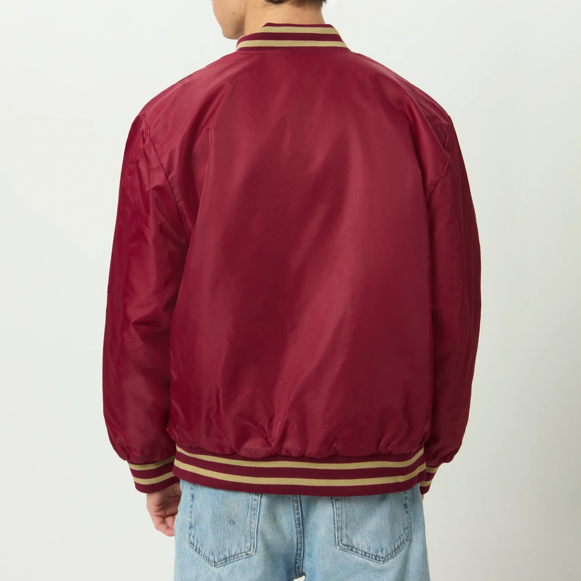 Men's Florida State Seminoles A-Game Satin Varsity Jacket - Image 3
