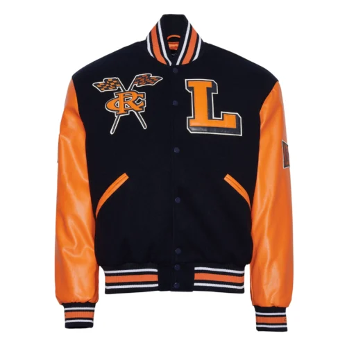 Men's Lincoln Lions Campus Remix Wool & Leather Varsity Jacket