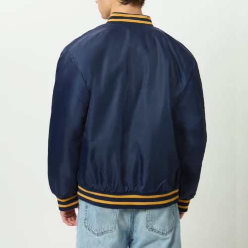 Men's Notre Dame Fighting Irish A-Game Satin Varsity Jacket - Image 3