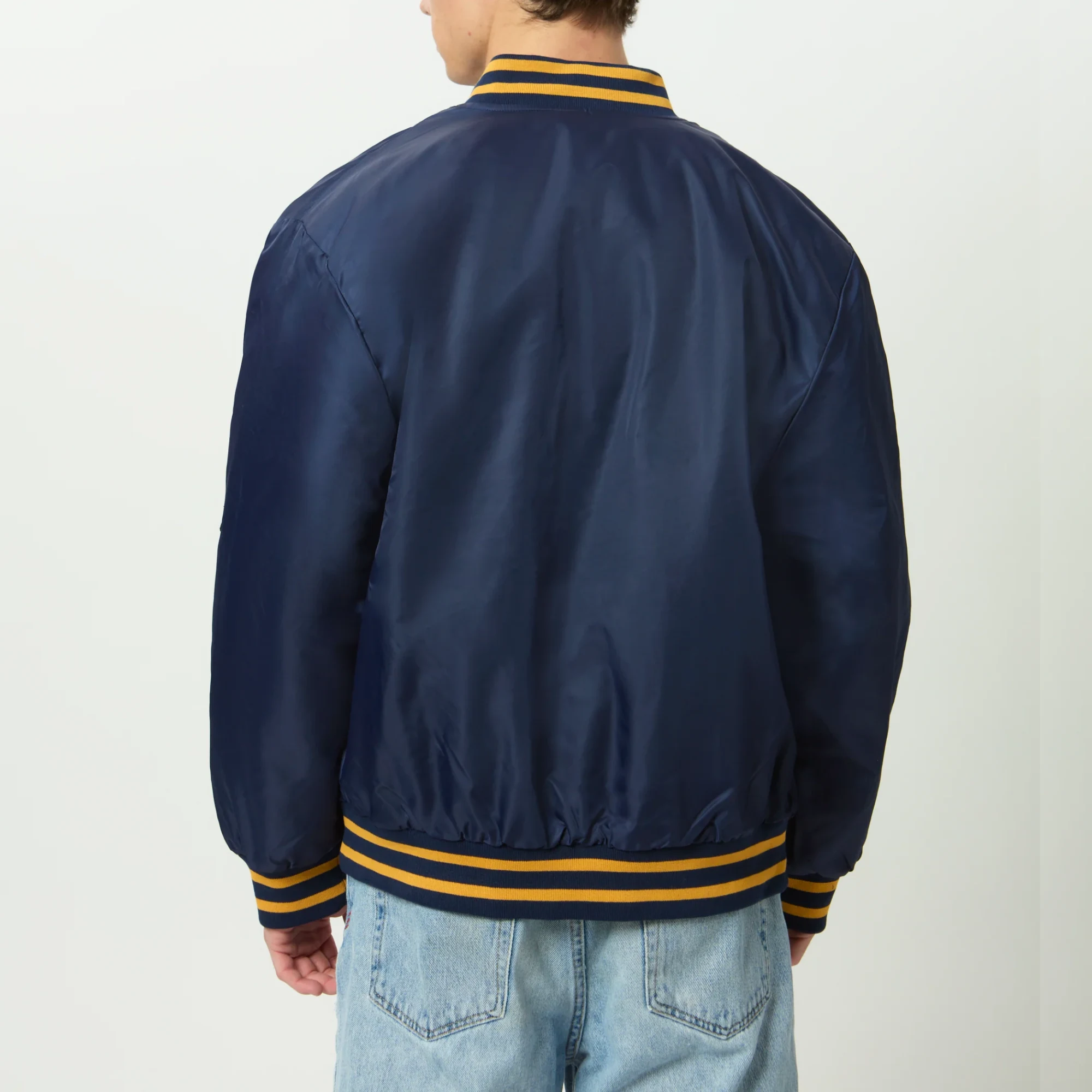 Men's Notre Dame Fighting Irish A-Game Satin Varsity Jacket - Image 3