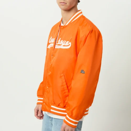 Alternative view of Men's Oklahoma State Cowboys A-Game Satin Varsity Jacket