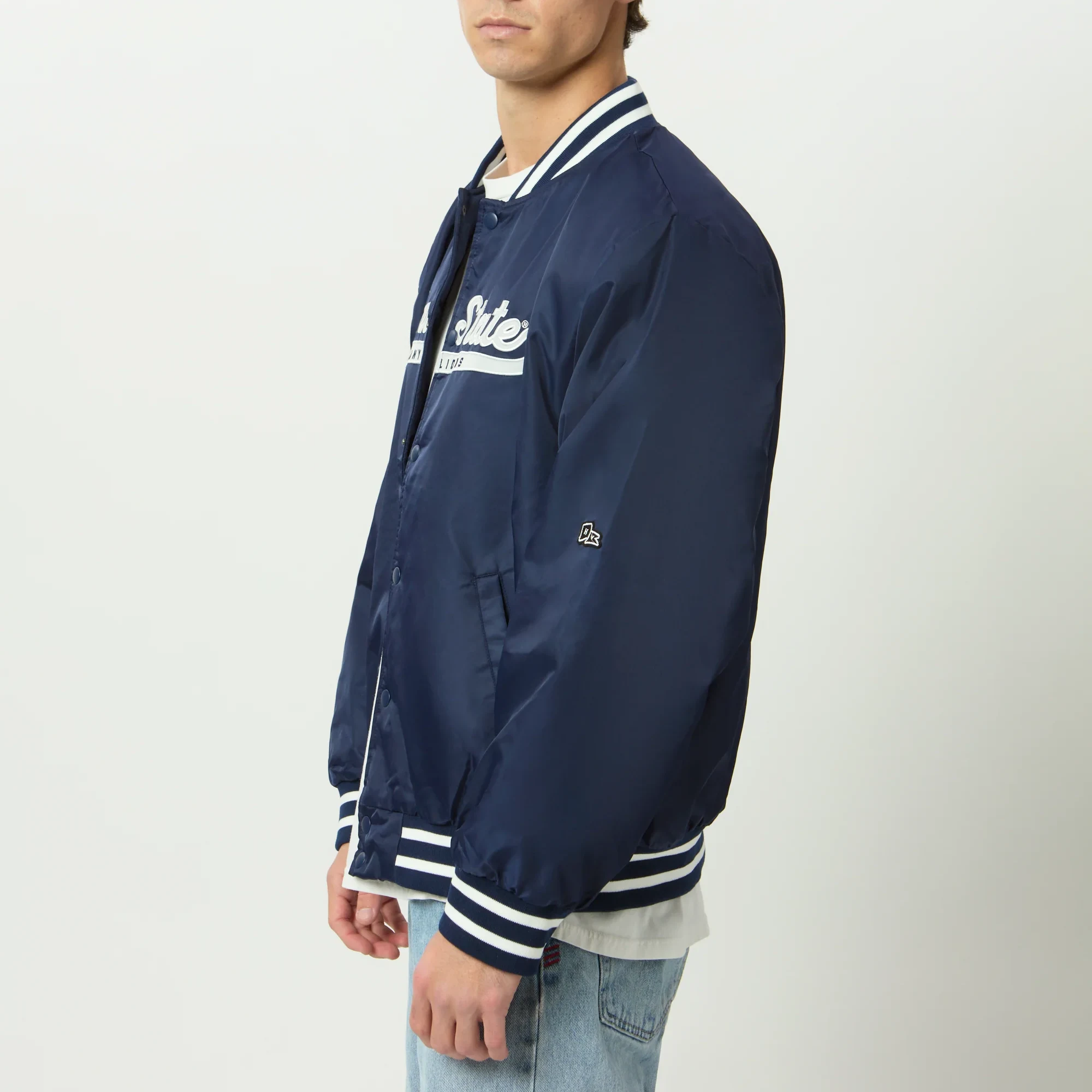 Men's Penn State Nittany Lions A-Game Satin Varsity Jacket - Image 2