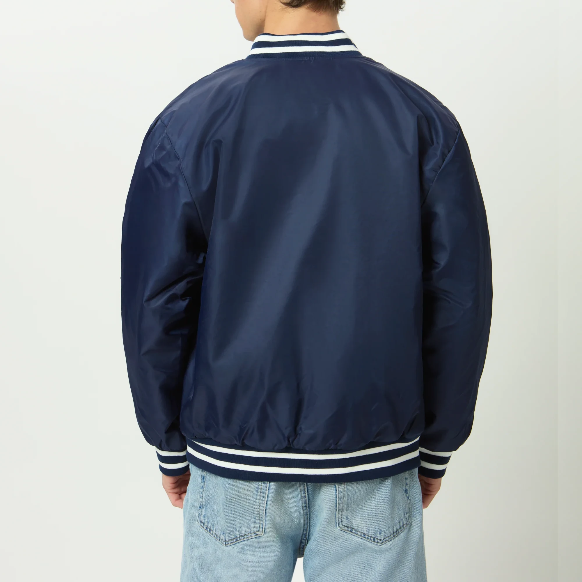 Men's Penn State Nittany Lions A-Game Satin Varsity Jacket - Image 3