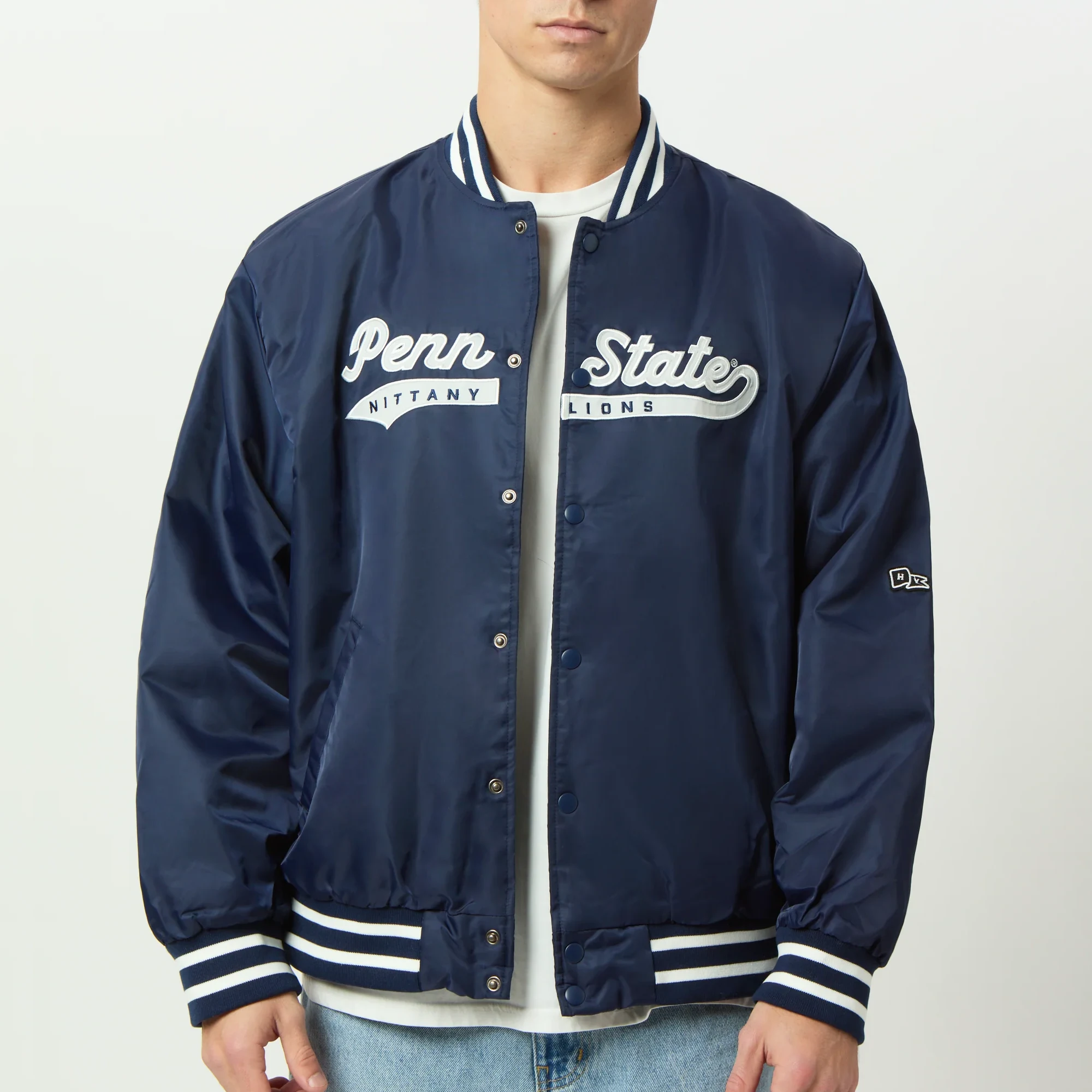 Men's Penn State Nittany Lions A-Game Satin Varsity Jacket