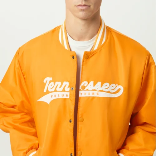 Alternative view of Men's Tennessee Volunteers A-Game Satin Varsity Jacket