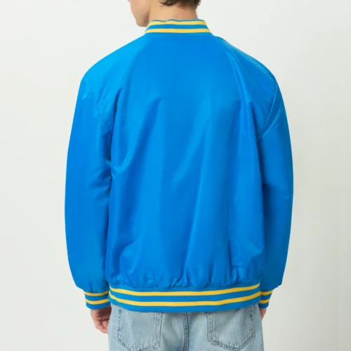 Men's UCLA Bruins A-Game Satin Varsity Jacket - Image 3