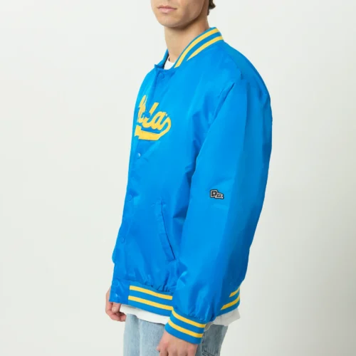 Alternative view of Men's UCLA Bruins A-Game Satin Varsity Jacket