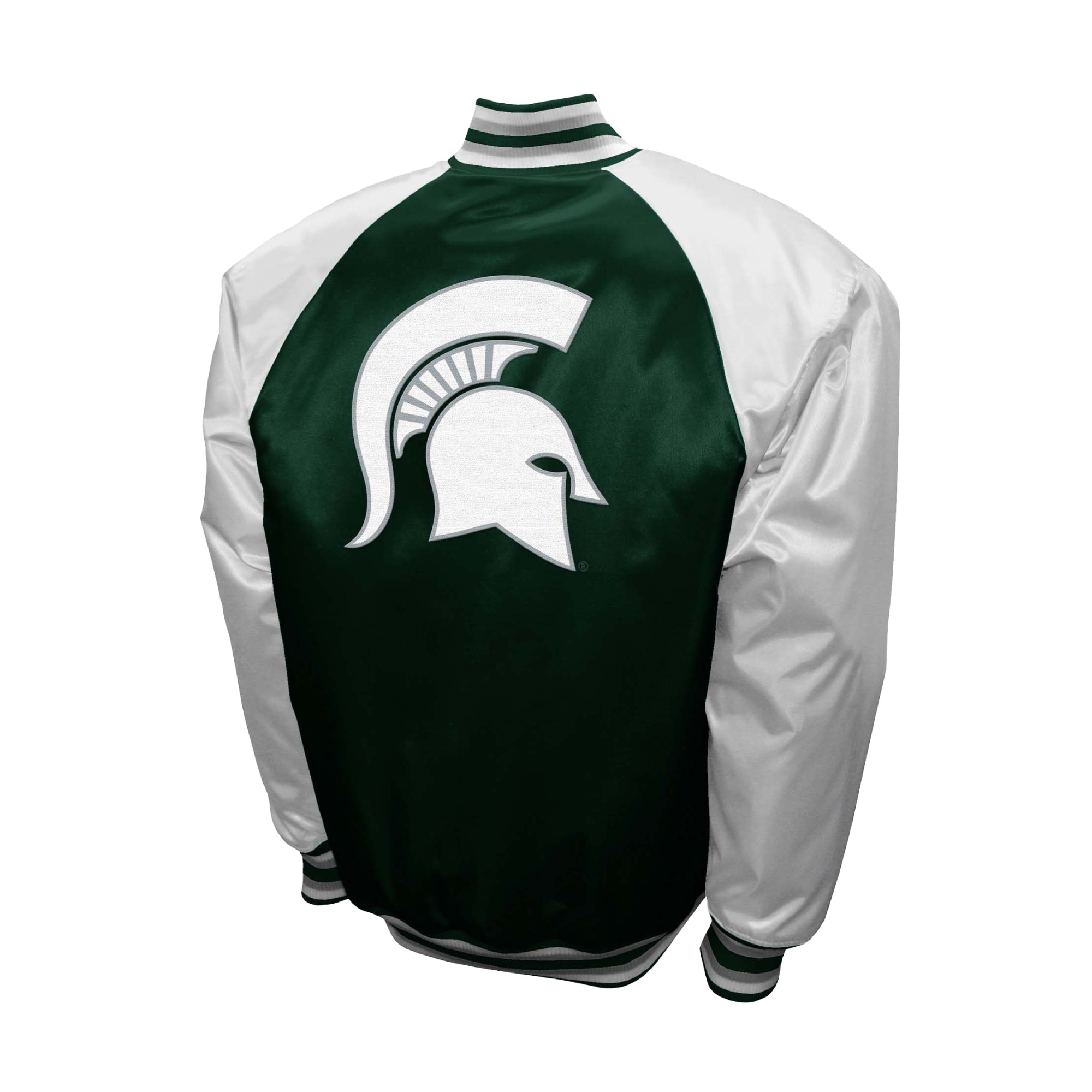 Michigan State Spartans The Game Satin Varsity Jacket - Image 2