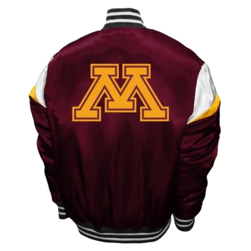 Alternative view of Minnesota Golden Gophers  Power Satin Varsity Jacket