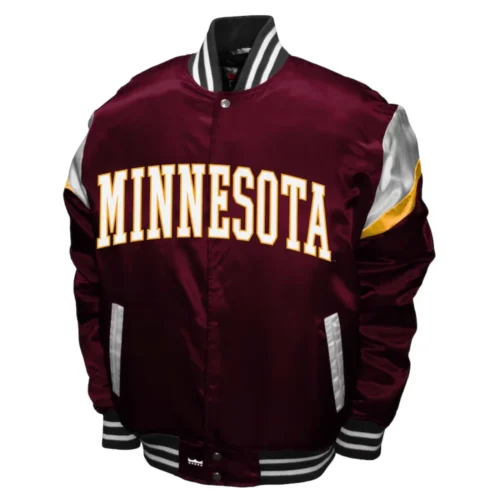 Minnesota Golden Gophers  Power Satin Varsity Jacket