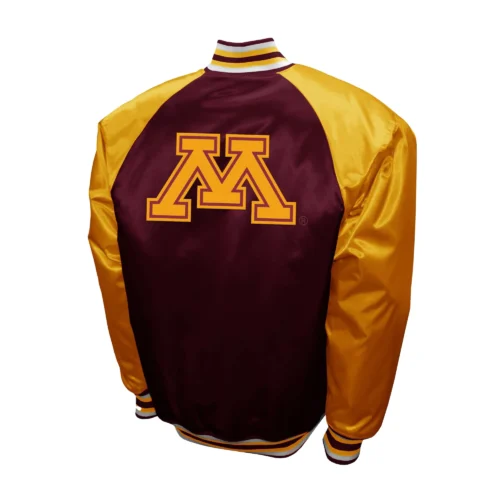 Alternative view of Minnesota Golden Gophers  The Game Satin Varsity Jacket