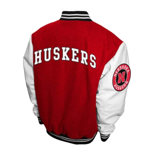 Alternative view of Nebraska Cornhuskers  Graduate Wool & Leather Varsity Jacket