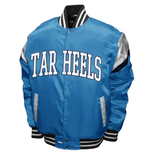 North Carolina Tar Heels  Power Satin Varsity Jacket