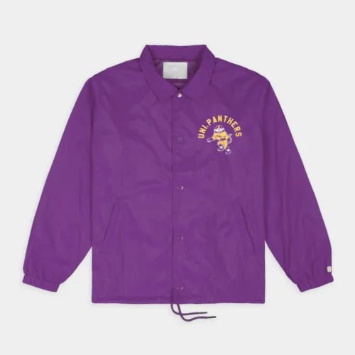 Northern Iowa Panthers UNI Coaches Satin Jacket