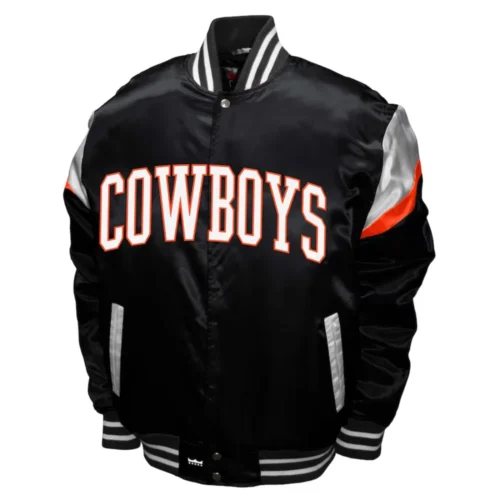 Oklahoma State Cowboys  Power Satin Varsity Jacket