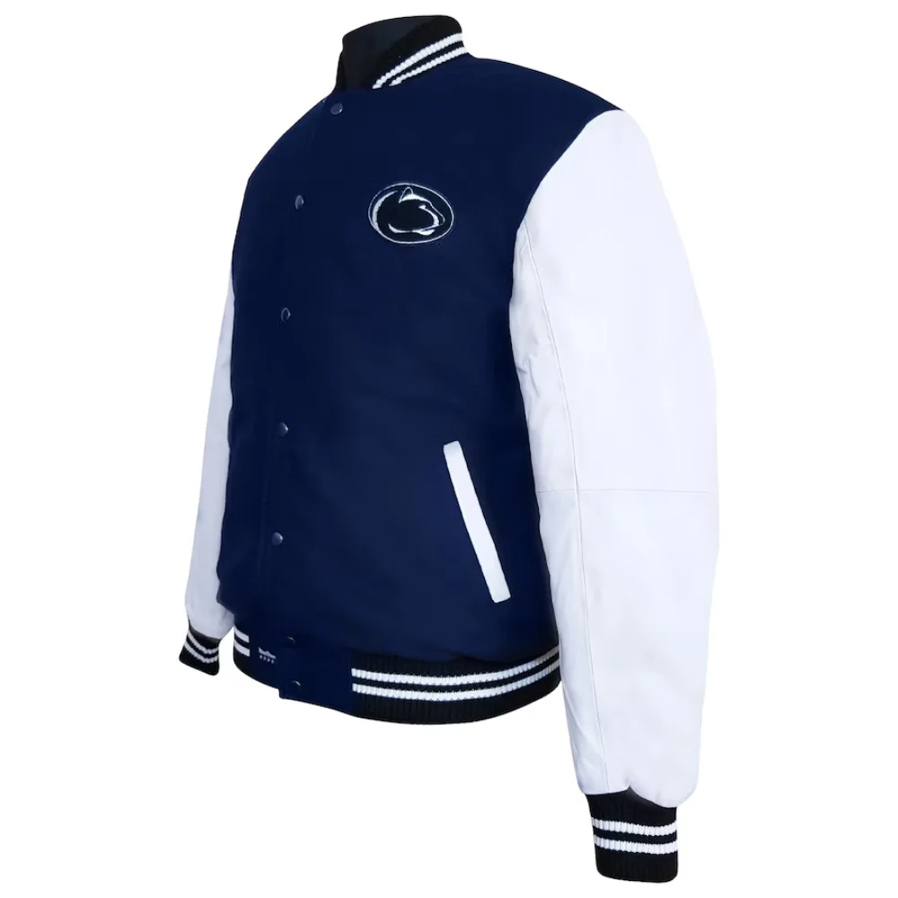 Penn State Nittany Lions Graduate Wool & Leather Varsity Jacket