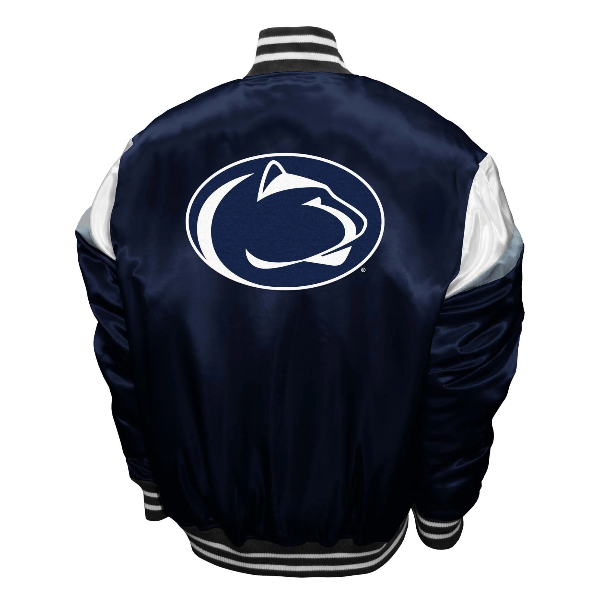 Penn State Nittany Lions Power Satin Varsity Jacket - Image 2