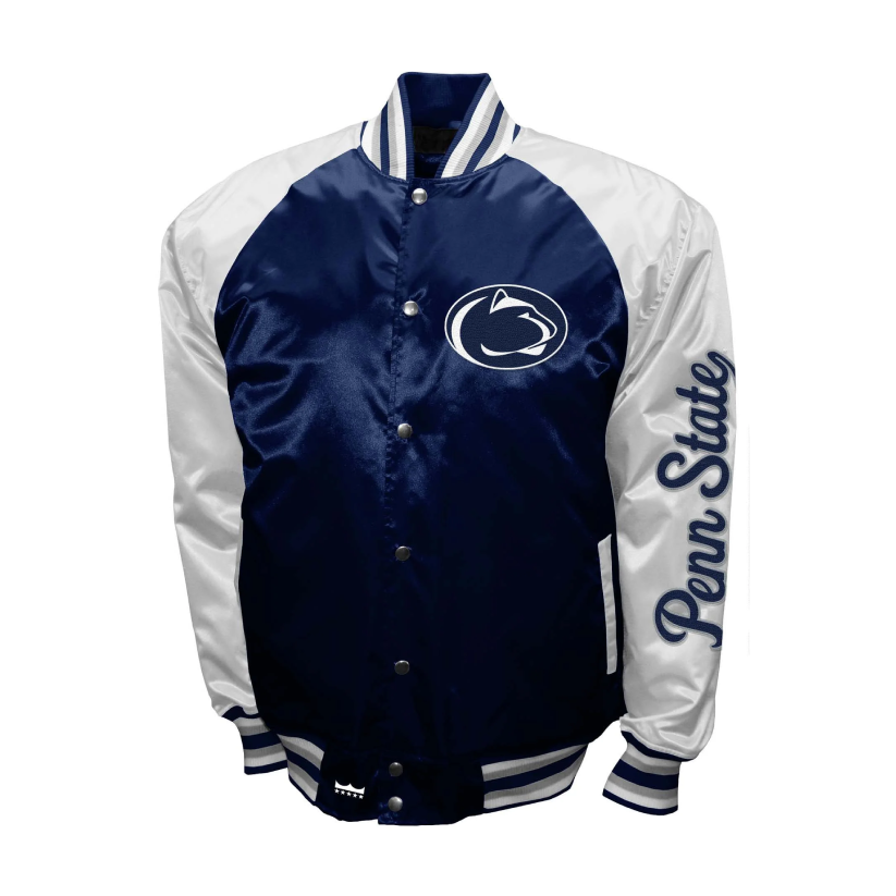 Penn State Nittany Lions The Game Satin Varsity Jacket