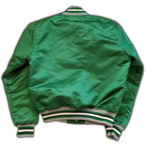 Alternative view of Philadelphia Eagles 90’s Vintage Green Satin Varsity Jacket