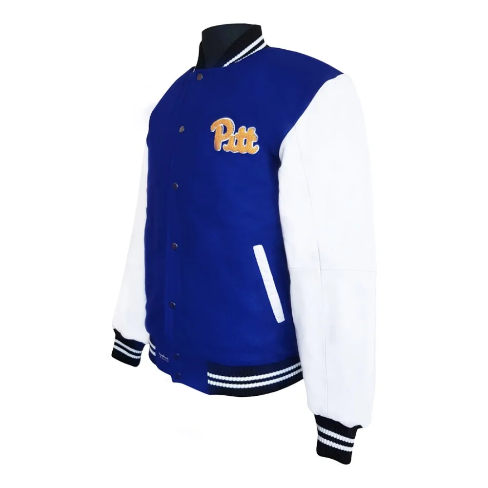 Pittsburgh Panthers Graduate Wool & Leather Varsity Jacket
