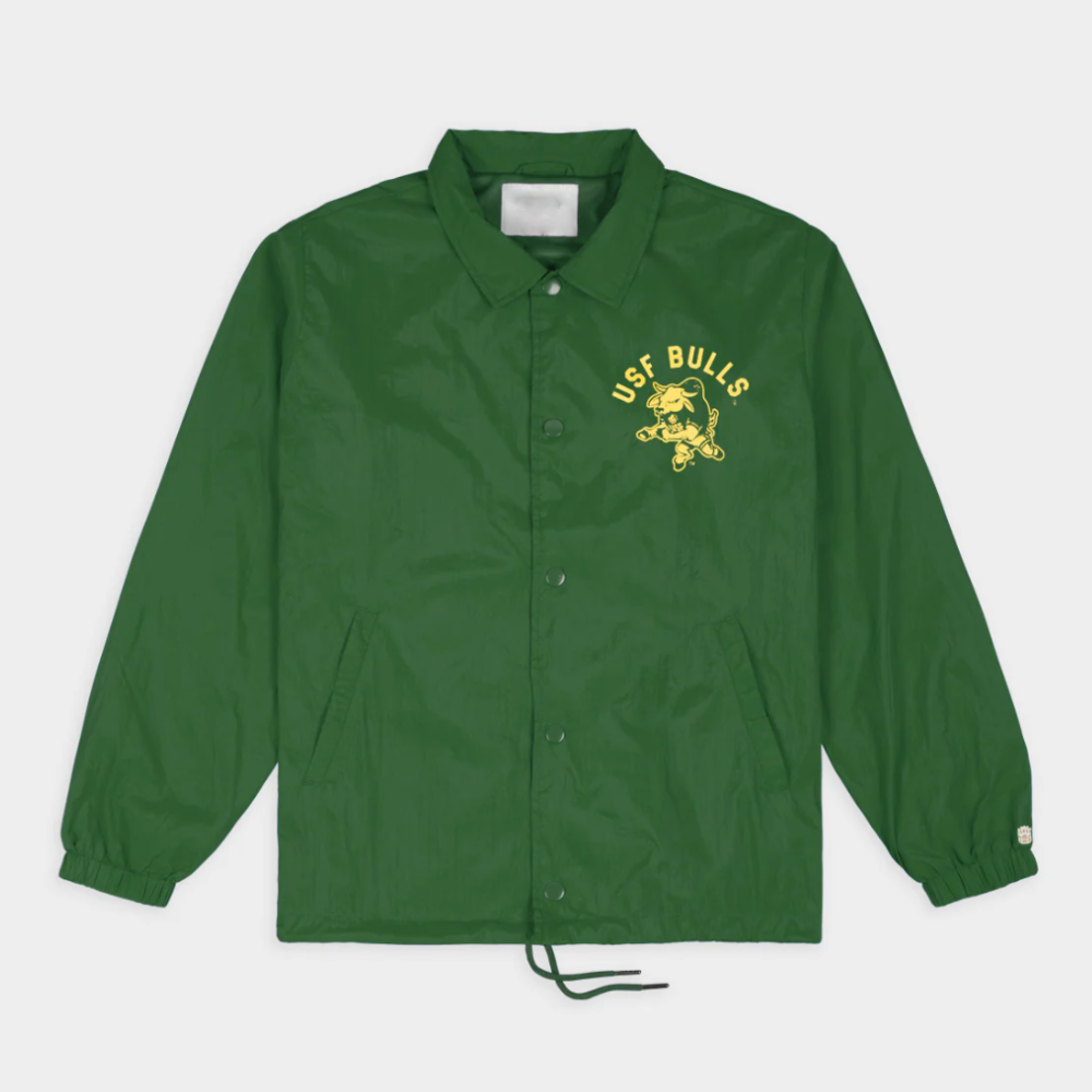 South Florida Bulls "USF Bulls" Vintage Coaches Satin Jacket