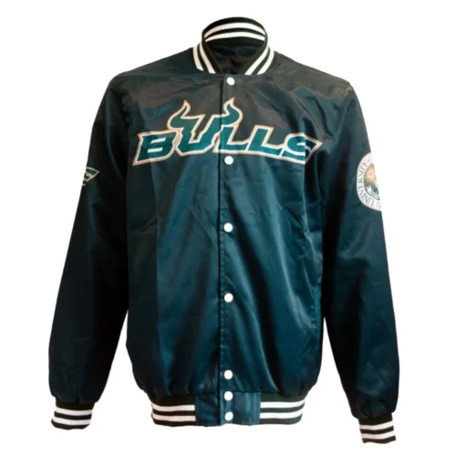 South Florida Bulls Vintage Satin Varsity Jacket