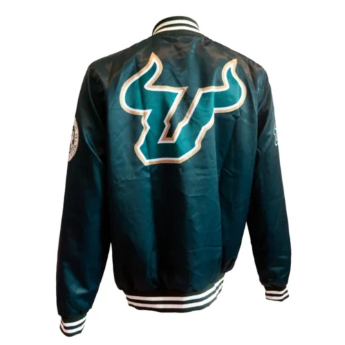 Alternative view of South Florida Bulls Vintage Satin Varsity Jacket
