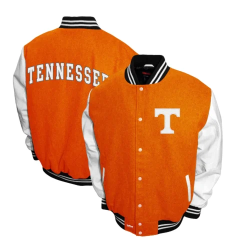 Tennessee Volunteers  Graduate Wool & Leather Varsity Jacket - Image 3