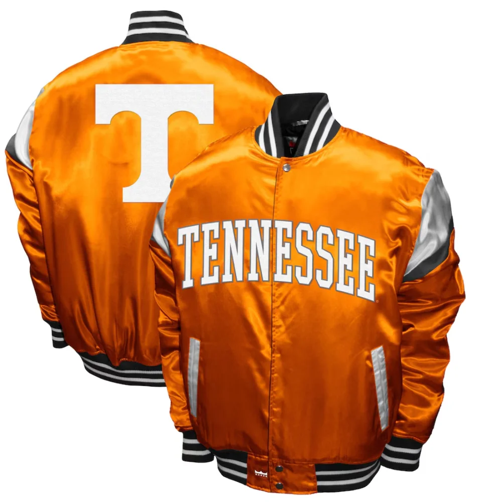 Tennessee Volunteers Power Satin Varsity Jacket - Image 3