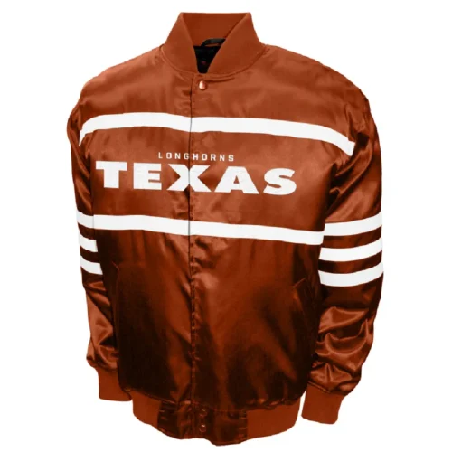 Texas Longhorns 2nd Era Satin Varsity Jacket