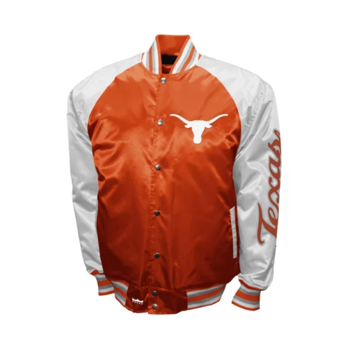 Texas Longhorns The Game Satin Varsity Jacket