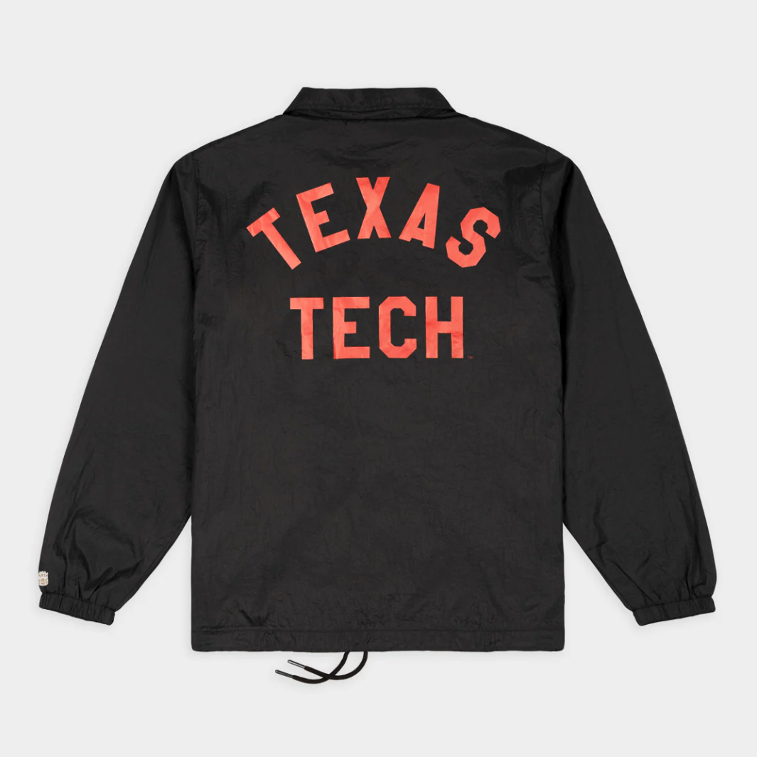 Texas Tech Red Raiders Double "T" Logo Coaches Satin Jacket - Image 2
