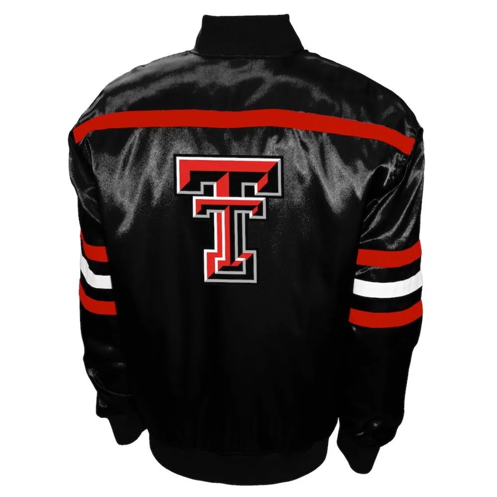 Texas Tech Red Raiders 2nd Era Satin Varsity Jacket - Image 2