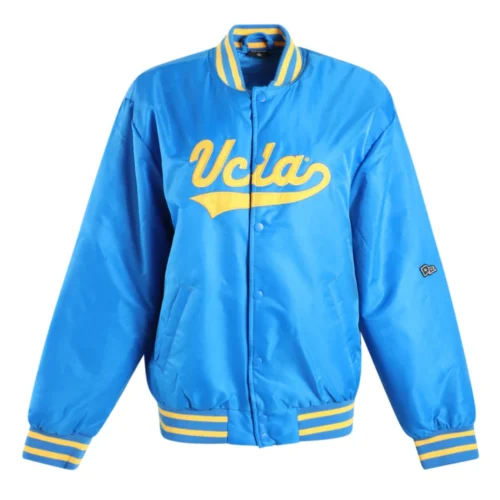 Women's UCLA Bruins A-Game Satin Varsity Jacket - Image 4
