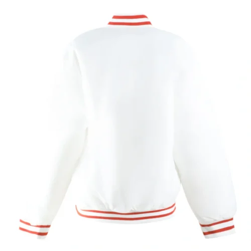 Women's Texas Longhorns A-Game Satin Varsity Jacket - Image 5