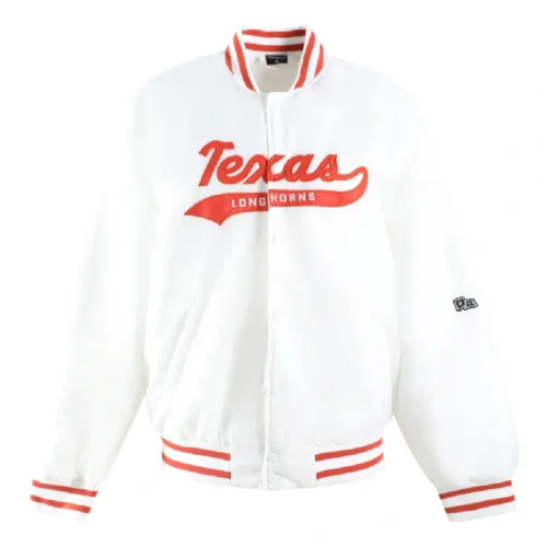 Alternative view of Men's Texas Longhorns A-Game Satin Varsity Jacket