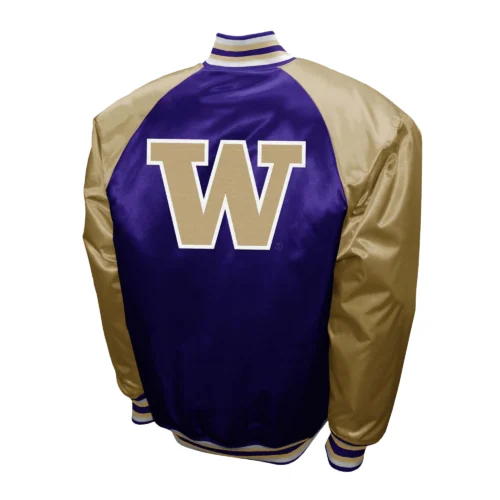 Alternative view of Washington Huskies  The Game Satin Varsity Jacket