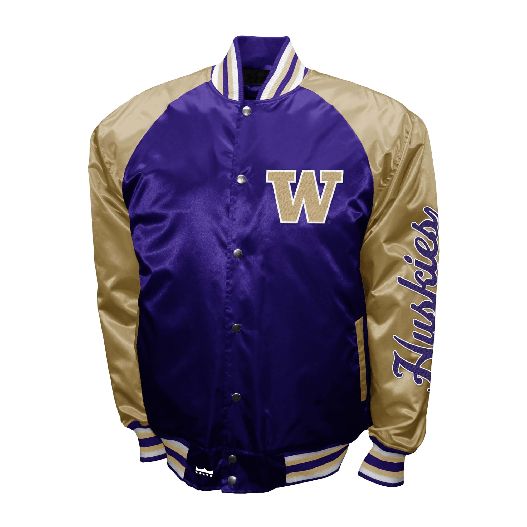 Washington Huskies The Game Satin Varsity Jacket