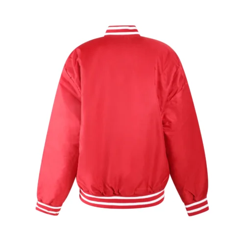 Women Alabama Crimson Tide A-Game Satin Varsity Jacket - Image 5