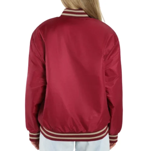 Alternative view of Women's Florida State Seminoles A-Game Satin Varsity Maroon Jacket
