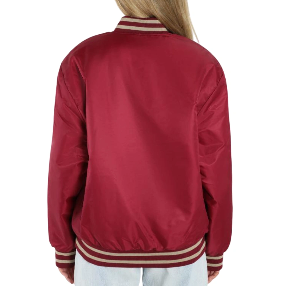 Women's Florida State Seminoles A-Game Satin Varsity Maroon Jacket - Image 2