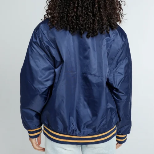 Women's Notre Dame Fighting Irish A-Game Satin Varsity Jacket - Image 3