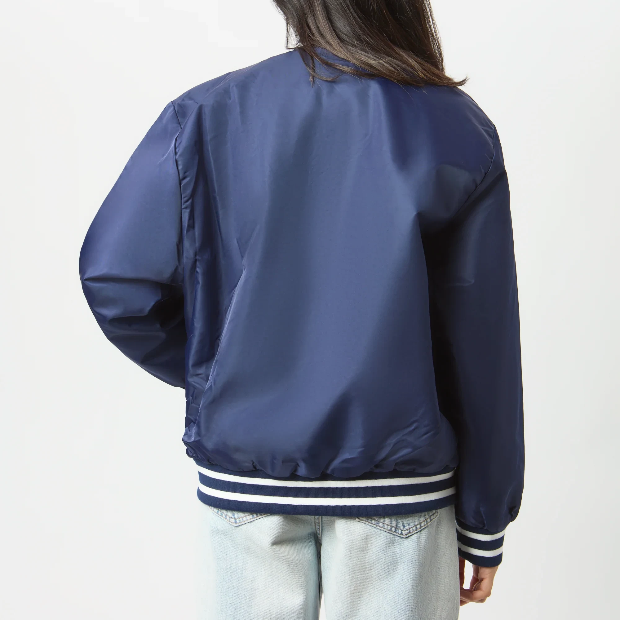 Women's Penn State Nittany Lions A-Game Satin Varsity Jacket - Image 3
