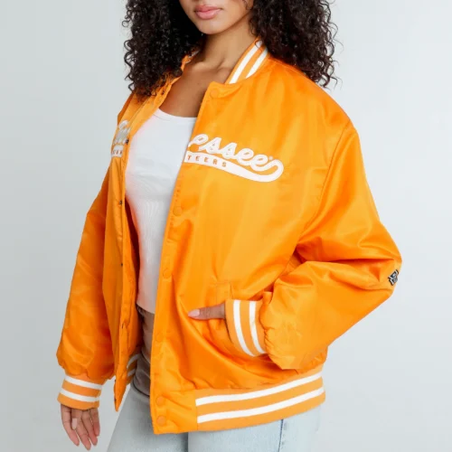 Alternative view of Women's Tennessee Volunteers A-Game Satin Varsity Jacket