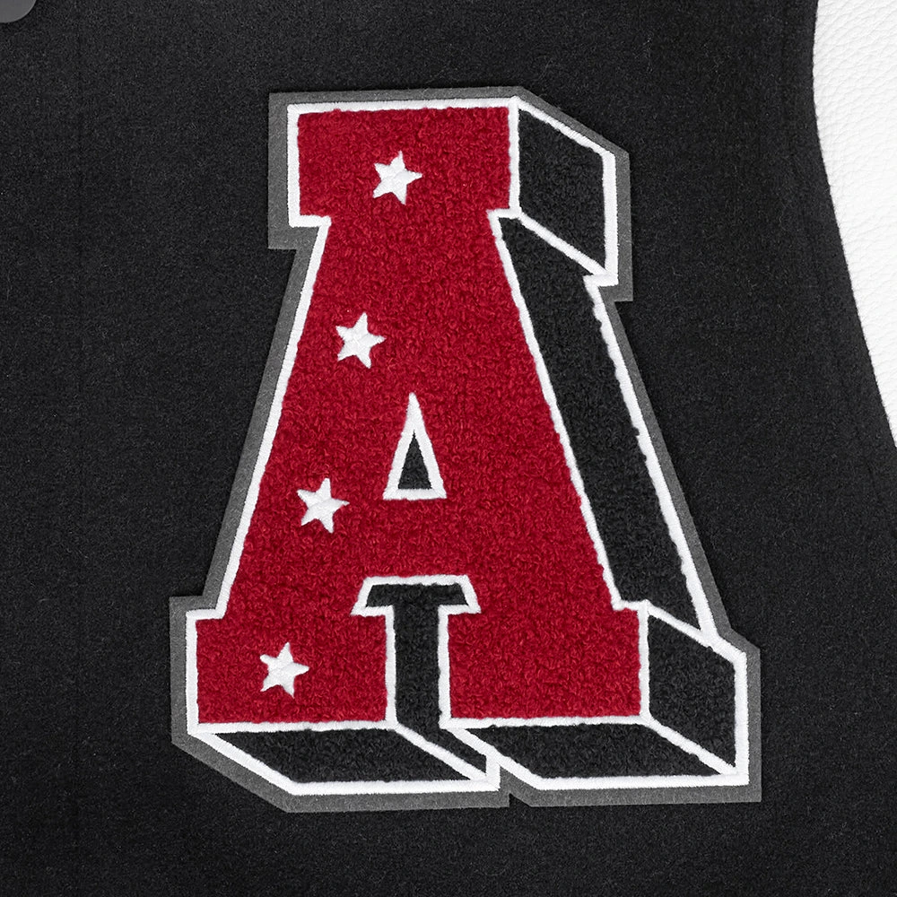 Arkansas Razorbacks Classic Wool & Leather Varsity Jacket - Image 7