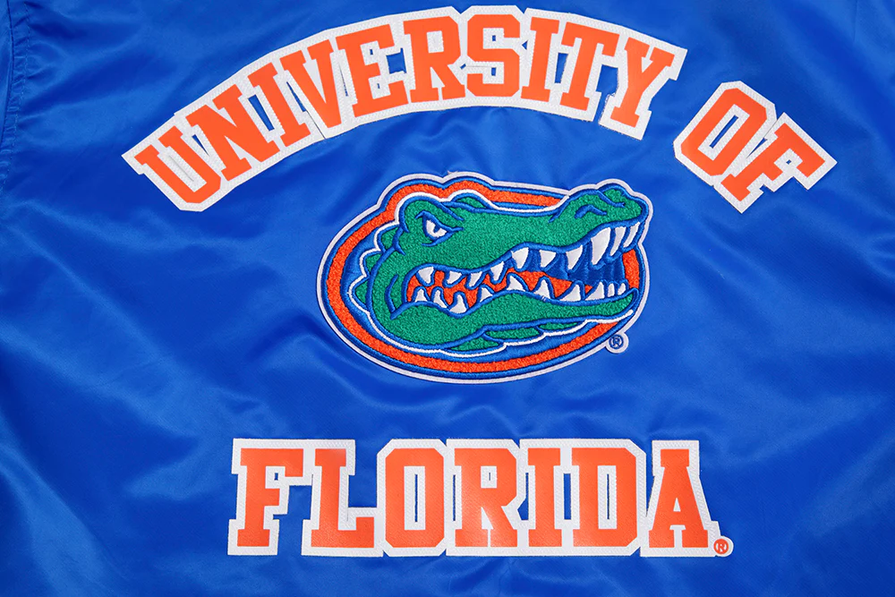Florida Gators Classic Satin Varsity Jacket - Image 5