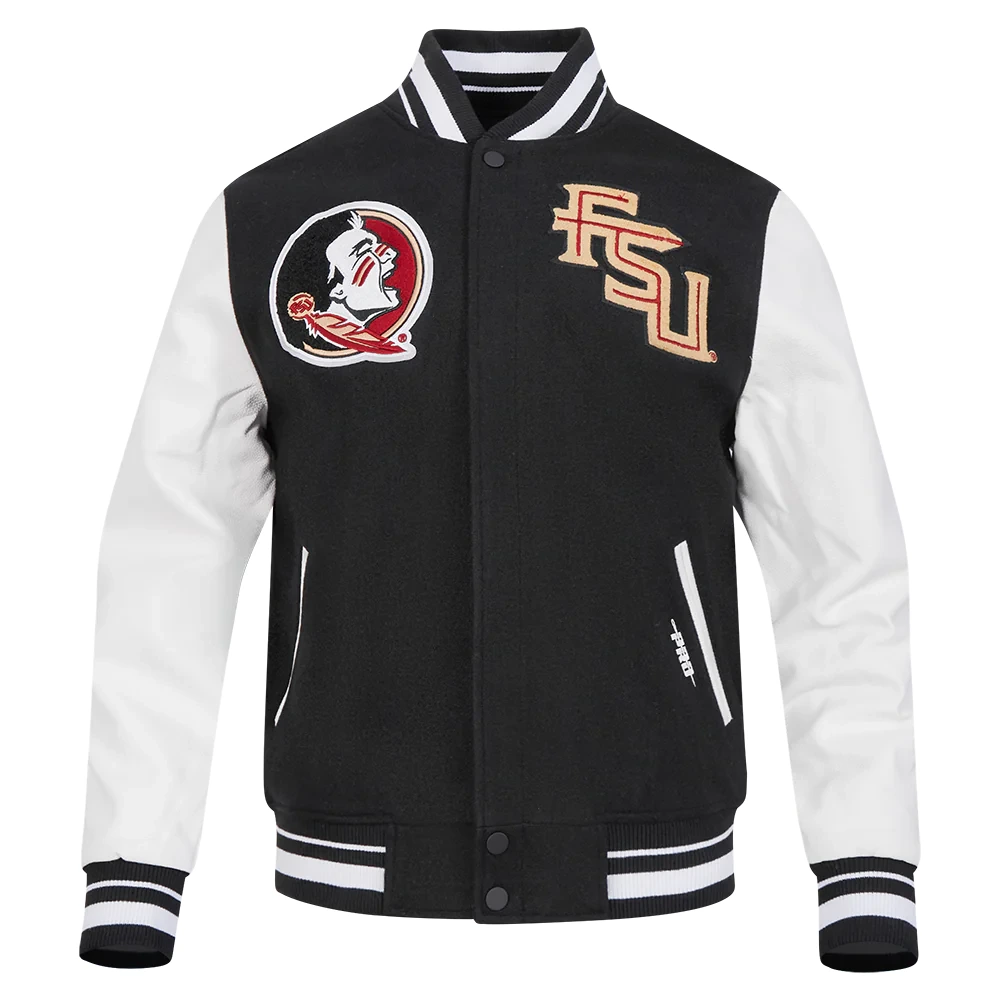Florida State Seminoles Classic Wool & Leather Varsity Jacket