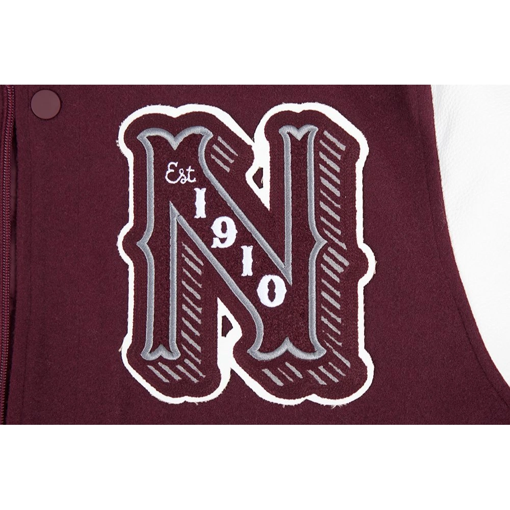 North Carolina Central Eagles Classic Wool/Leather Varsity Jacket - Image 6