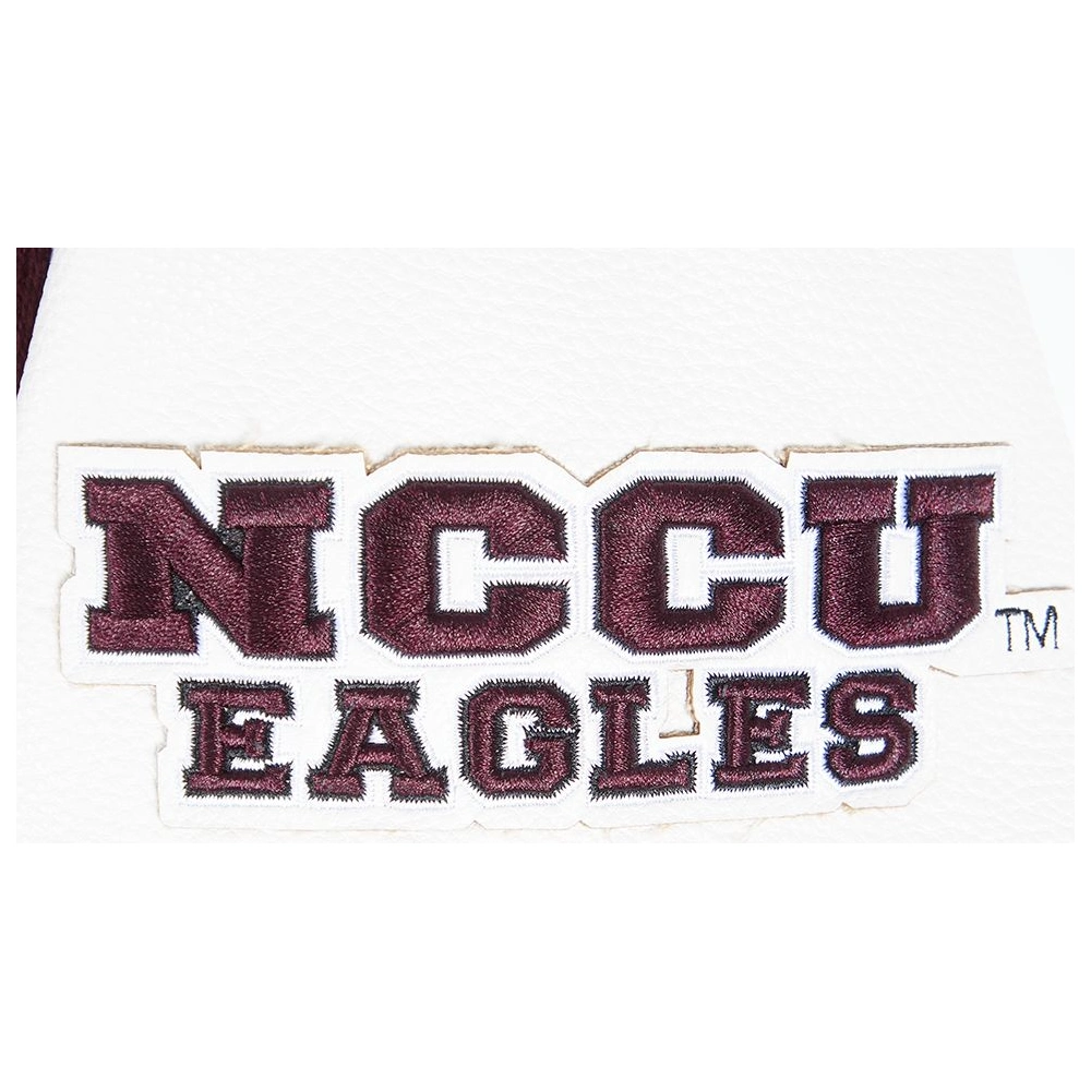 North Carolina Central Eagles Classic Wool/Leather Varsity Jacket - Image 8