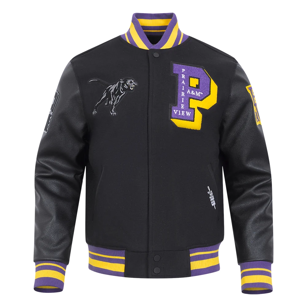 Prairie View A&M Panthers Classic Wool & Leather Varsity Jacket